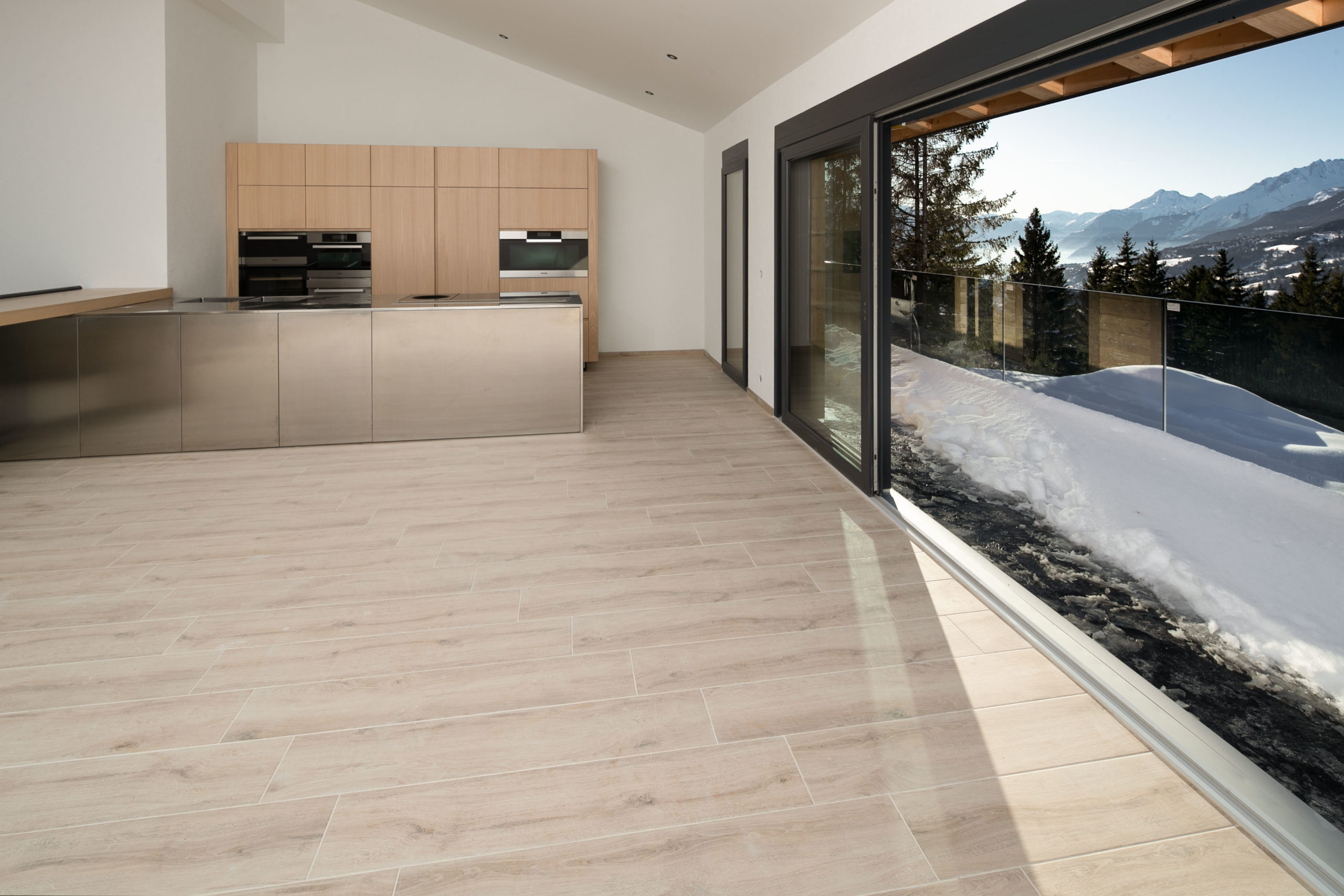 Chalet de prestige en cours de construction à Crans-Montana