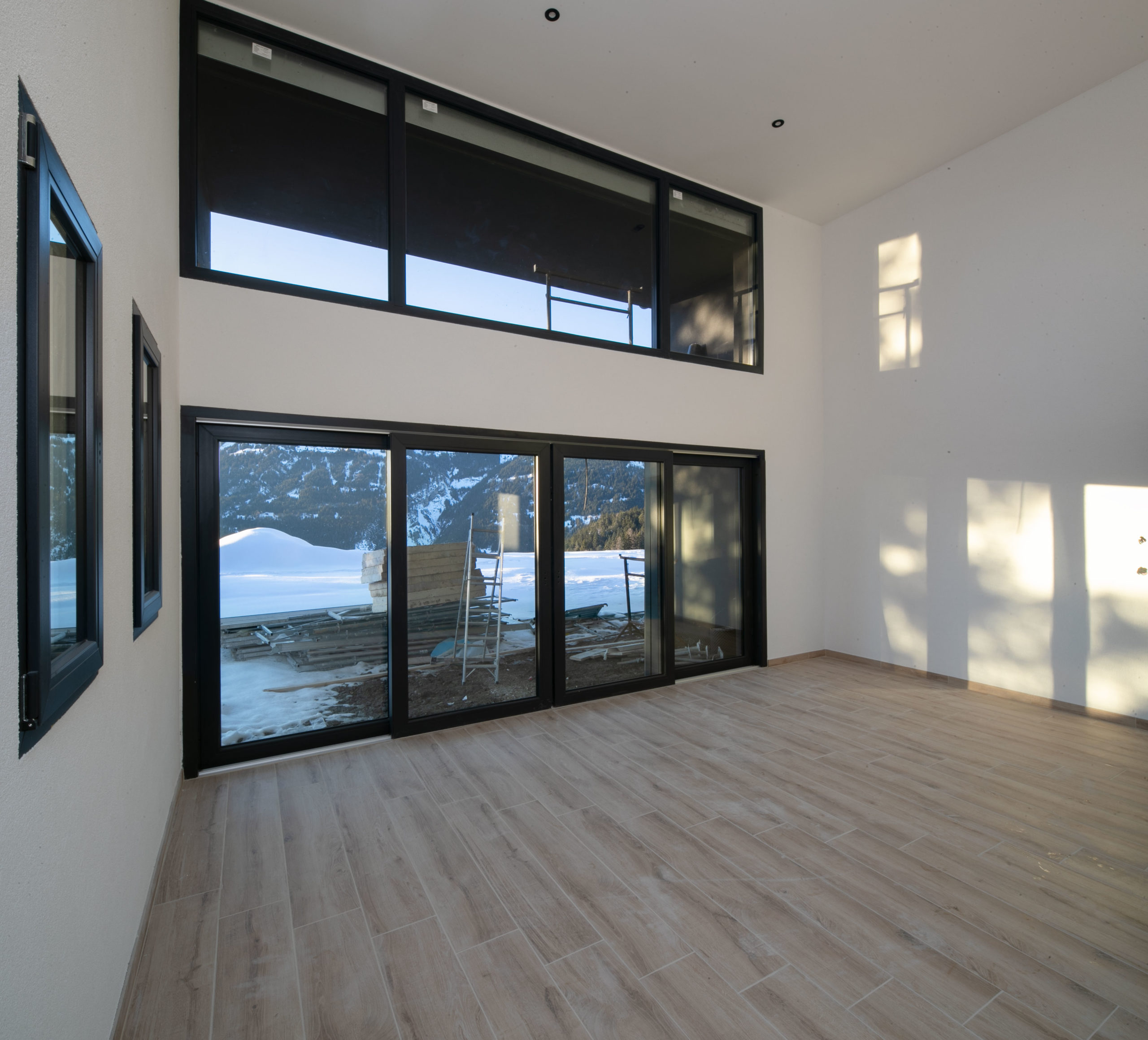 Chalet de prestige en cours de construction à Crans-Montana