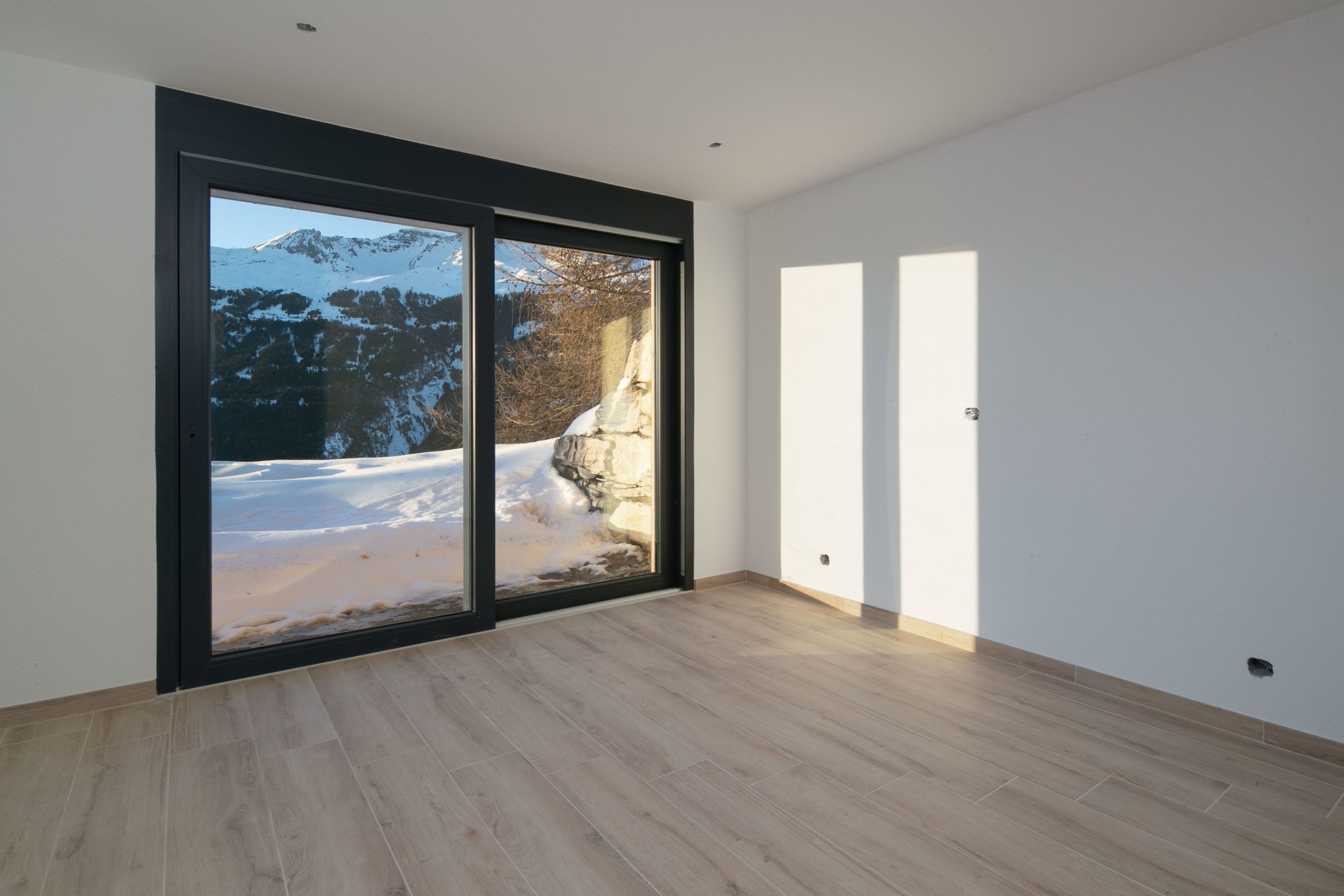 Chalet de prestige en cours de construction à Crans-Montana